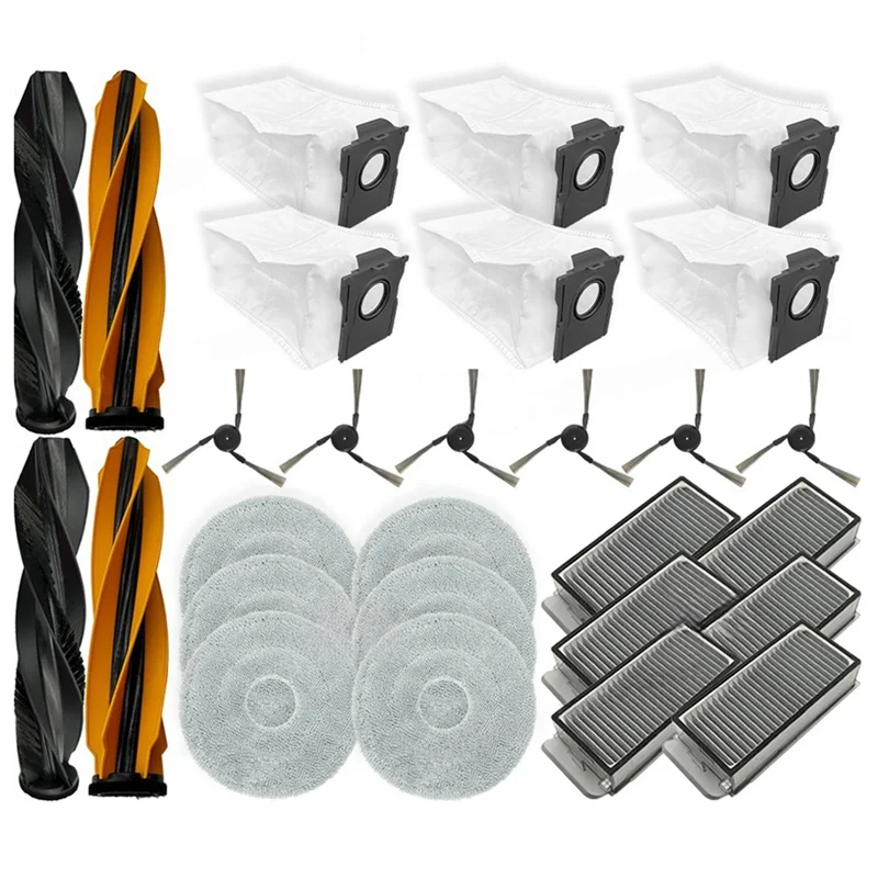 Запасные части A65Z Mova P50s Ultra: щетка, фильтр, тряпка для уборки, мешок для Dreame L40S Pro Ultra/X50s Pro Ultra/L40s Ultra
Запасные части A65Z Mova P50s Ultra: щетка, фильтр, тряпка для уборки, мешок для Dreame L40S Pro Ultra/X50s Pro Ultra/L40s Ultra