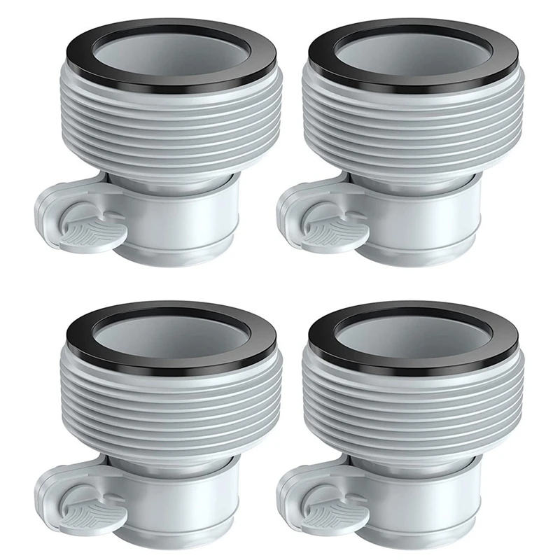 4PCS Pool Hose Adapter 1.25 Inch To 1.5 Inch Type B Hose Adapter Clamp On Fittings Converter For Intex Pool Filter Pump
4PCS Pool Hose Adapter 1.25 Inch To 1.5 Inch Type B Hose Adapter Clamp On Fittings Converter For Intex Pool Filter Pump