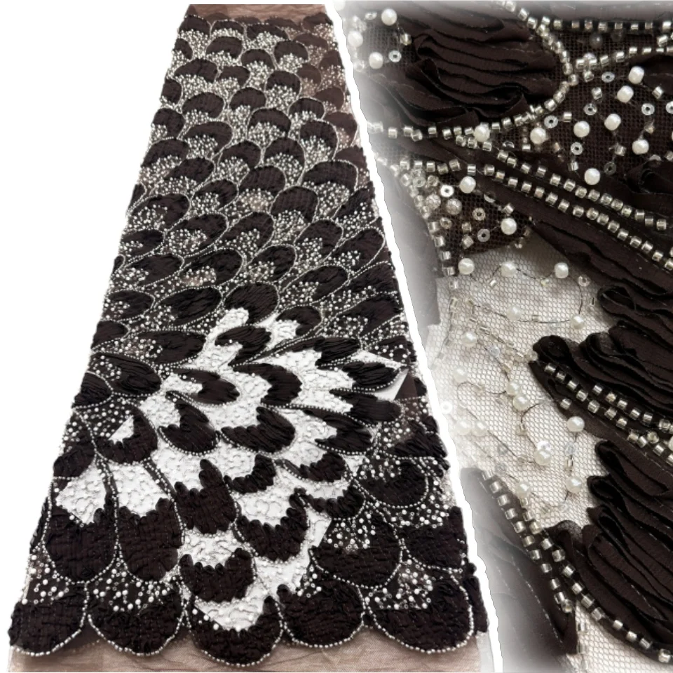 New Style French Embroidery Lace Beaded Sequins Tulle Lace Fabric 2026 Orange African Lace Fabric For Wedding Party Dress 2849
New Style French Embroidery Lace Beaded Sequins Tulle Lace Fabric 2026 Orange African Lace Fabric For Wedding Party Dress 2849