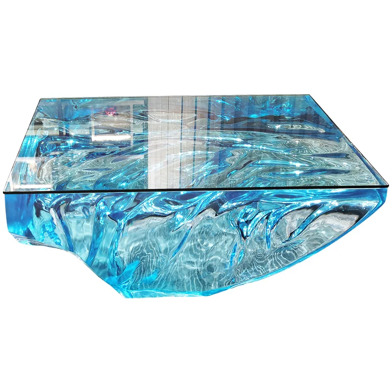 Simple Modern Transparent Crystal Coffee Table Living Room Home Blue Ocean Hotel Villa Tea Table Resin Art Table
Simple Modern Transparent Crystal Coffee Table Living Room Home Blue Ocean Hotel Villa Tea Table Resin Art Table