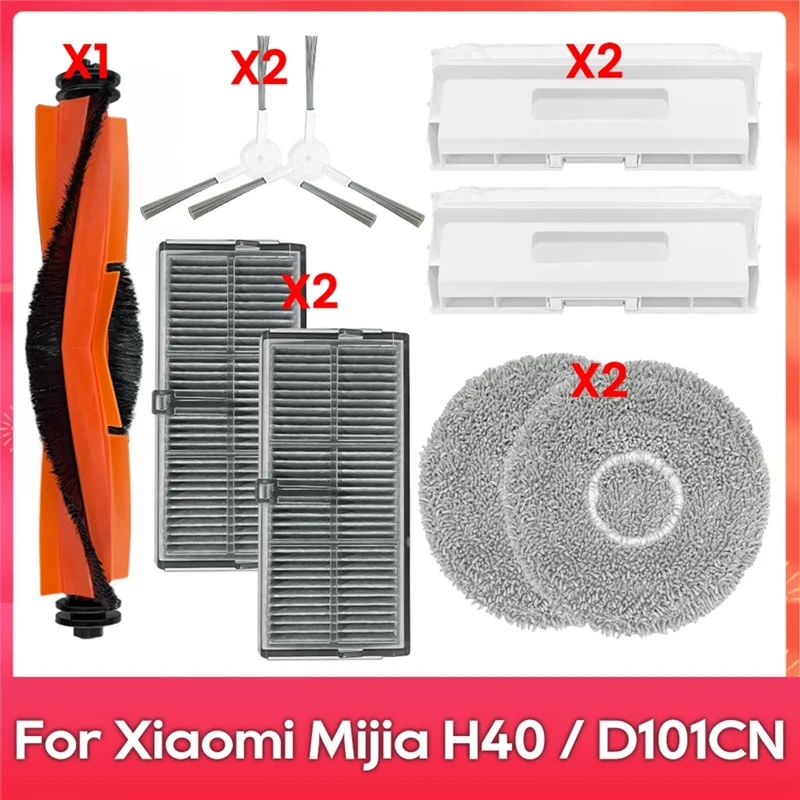 AA14 New For Xiaomi Mijia H40 / D101CN Robot Vacuum Cleaner Main Side Brush Hepa Filter Mop Cloths Dust Bags Accessories
AA14 New For Xiaomi Mijia H40 / D101CN Robot Vacuum Cleaner Main Side Brush Hepa Filter Mop Cloths Dust Bags Accessories