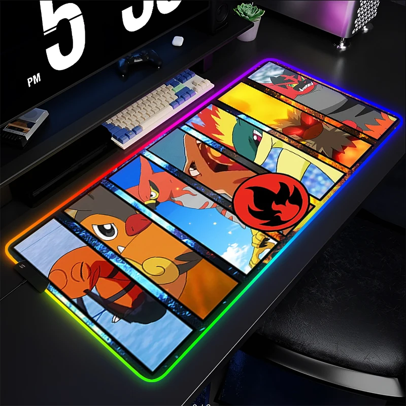 RGB Large Gaming Rubber Mouse Pad P-Pokemon Anime PC Computer Game Desk Mat Backlight XXL Laptop HD Print LED Mousepad Backlight
RGB Large Gaming Rubber Mouse Pad P-Pokemon Anime PC Computer Game Desk Mat Backlight XXL Laptop HD Print LED Mousepad Backlight