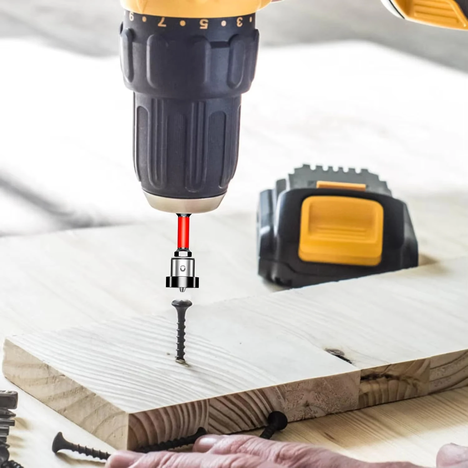 C5 S2 Magnetic Positioning Screwdriver Bits for Drywall Screw Plasterboard Gypsum Board Locating Bit Batch Head Drilling Tools
C5 S2 Magnetic Positioning Screwdriver Bits for Drywall Screw Plasterboard Gypsum Board Locating Bit Batch Head Drilling Tools