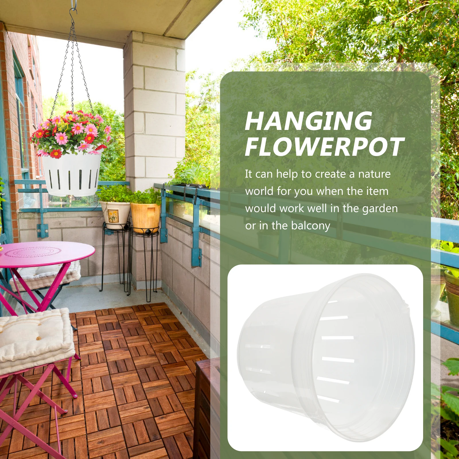 2pcs Root Control Pot Durable Plastic Flowerpots Reusable Planters for Hanging Succulent Nursery Containers
2pcs Root Control Pot Durable Plastic Flowerpots Reusable Planters for Hanging Succulent Nursery Containers