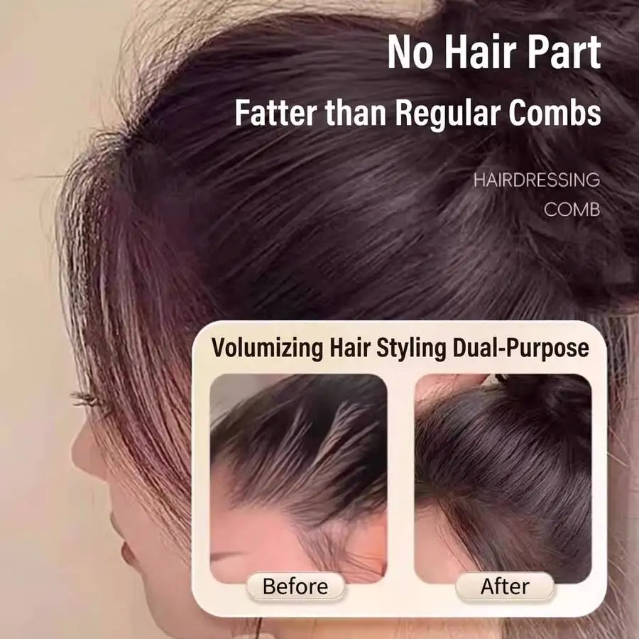 Volumizing Hair Styling Dual-Purpose Comb No Hair Part Fatter Than Regular Combs
Volumizing Hair Styling Dual-Purpose Comb No Hair Part Fatter Than Regular Combs