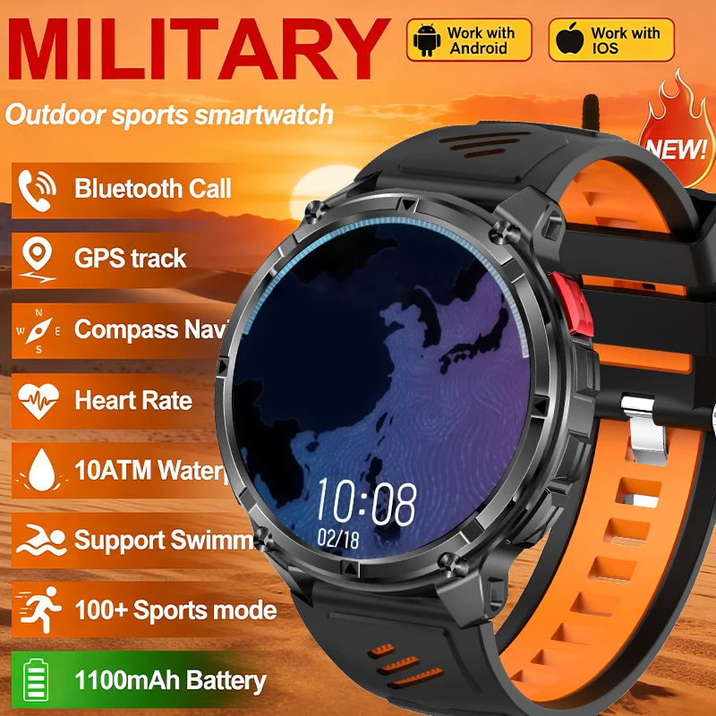 Новые смарт-часы T-Rex3 Pro GPS Tracker 2026 года для мужчин, 120 дней в режиме ожидания, аккумулятор 1100 мАч, для бега, походов, прочные, для активного отдыха, совместимы с iOS
Новые смарт-часы T-Rex3 Pro GPS Tracker 2026 года для мужчин, 120 дней в режиме ожидания, аккумулятор 1100 мАч, для бега, походов, прочные, для активного отдыха, совместимы с iOS
