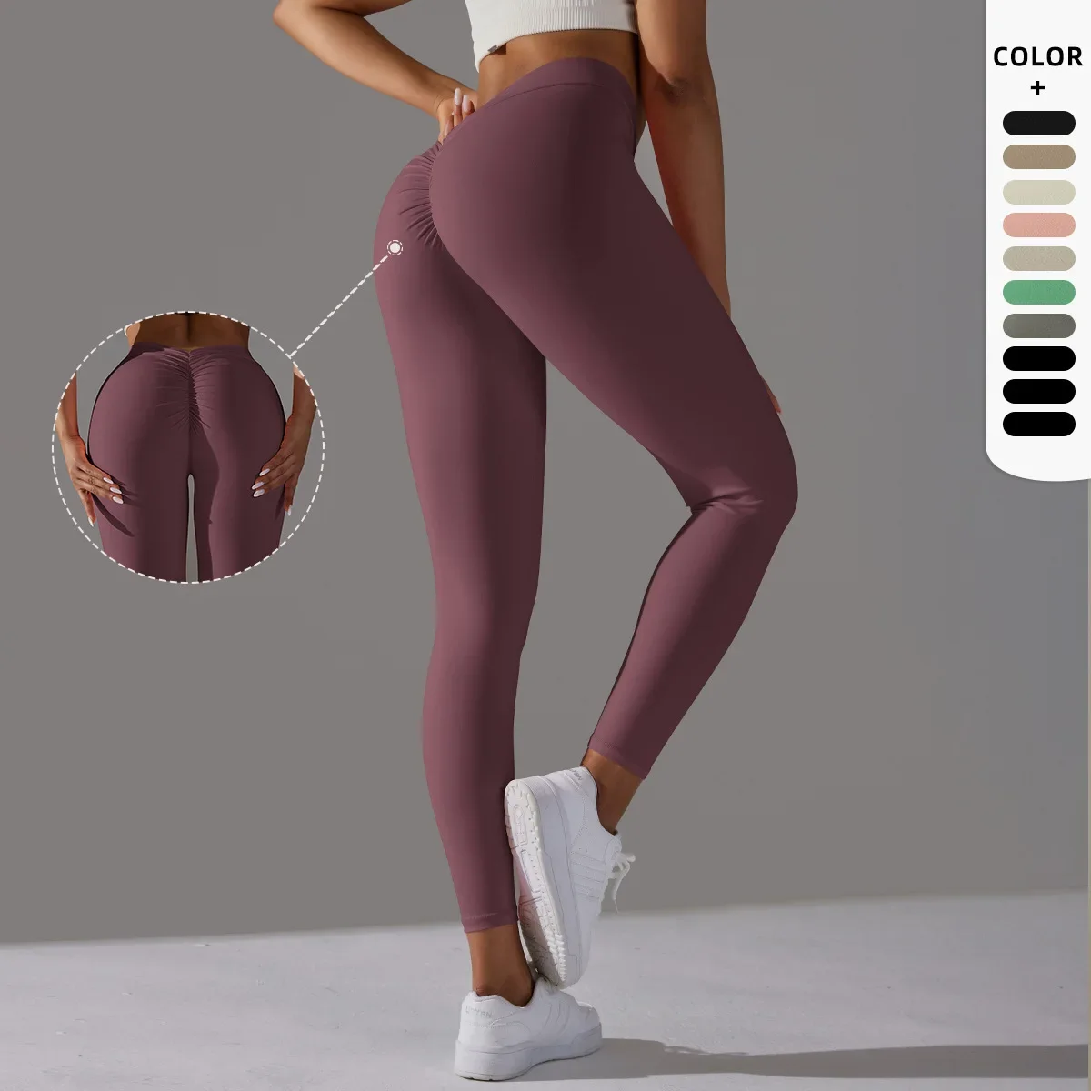 Leggings with Push Up Effect Yoga Pants Scrunch Bum Leggings Women's Fitness Leggings Gym Sportswear Sports Pants for Women
Leggings with Push Up Effect Yoga Pants Scrunch Bum Leggings Women's Fitness Leggings Gym Sportswear Sports Pants for Women