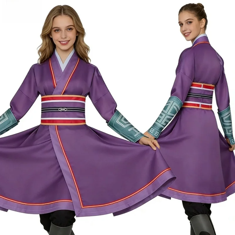 Костюм для косплея Zheta на Хэллоуин, фиолетовый n Lady General Li Jing, наряд для выступлений, мужской и женский полный комплект, сценический костюм, футболка
Костюм для косплея Zheta на Хэллоуин, фиолетовый n Lady General Li Jing, наряд для выступлений, мужской и женский полный комплект, сценический костюм, футболка