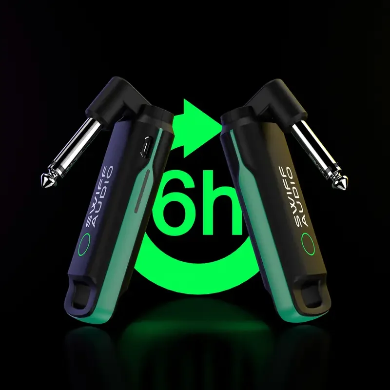 WS70 UHF Wireless Guitar System 50m 6.35mm Electric Guitar Transmitter Receiver For Guitar Bass
WS70 UHF Wireless Guitar System 50m 6.35mm Electric Guitar Transmitter Receiver For Guitar Bass