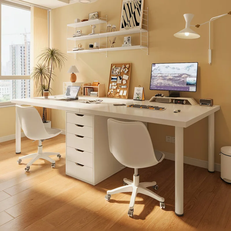 Double home light luxury modern computer office bedroom simple learning writing desk workbench
Double home light luxury modern computer office bedroom simple learning writing desk workbench