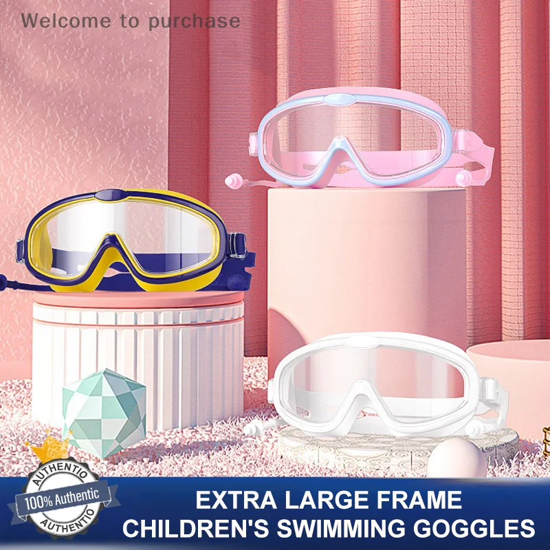 Children's Anti-fog Swimming Glasses Boys Girls Pool Beach Eyewear Swim Goggles Kids Big Frame Swimming Goggles With Earplugs
Children's Anti-fog Swimming Glasses Boys Girls Pool Beach Eyewear Swim Goggles Kids Big Frame Swimming Goggles With Earplugs
