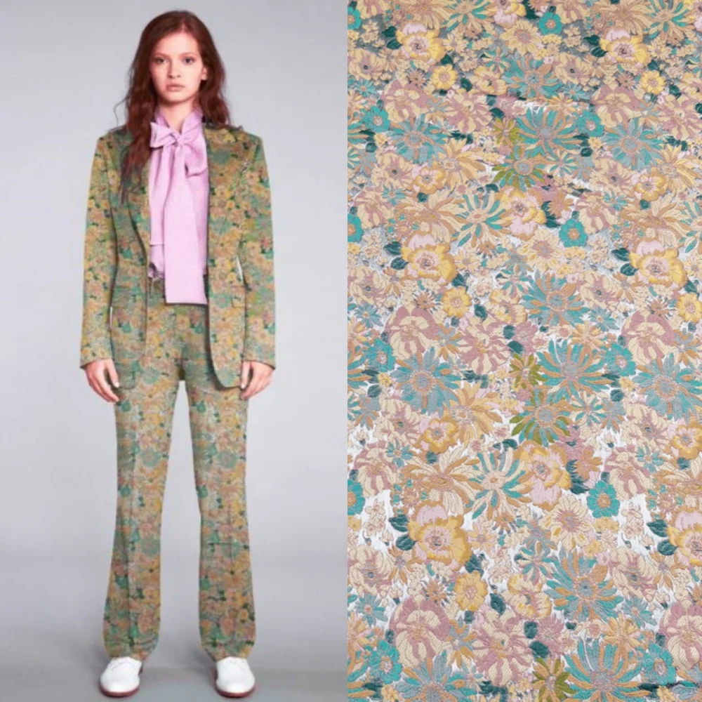 Jacquard Fabric Thick Autumn Winter Coat Suit Woven Brocade Fabric Wholesale Cloth for Diy Apparel Sewing Meters Material
Jacquard Fabric Thick Autumn Winter Coat Suit Woven Brocade Fabric Wholesale Cloth for Diy Apparel Sewing Meters Material