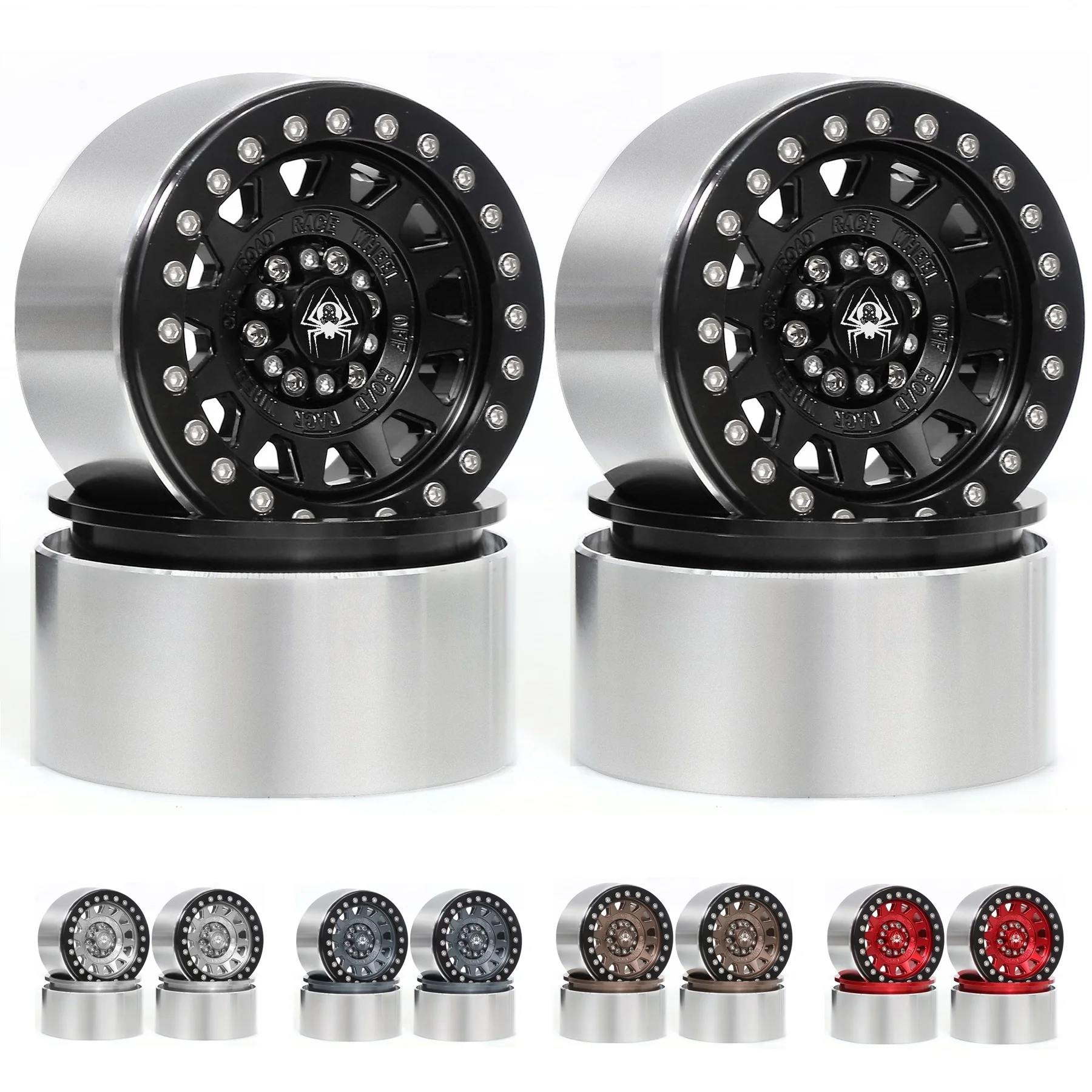 4pcs 2.2" Metal Beadlock Wheel Rim Wheel Hub for 1/8 1/10 RC Crawler Car Axial SCX10 Wraith RR10 Capra TRAXXAS TRX4 YK4082
4pcs 2.2" Metal Beadlock Wheel Rim Wheel Hub for 1/8 1/10 RC Crawler Car Axial SCX10 Wraith RR10 Capra TRAXXAS TRX4 YK4082