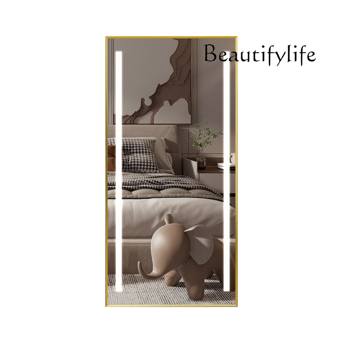 Smart mirror full-length mirror with lamp, wall-mounted full-length mirror at home entrance
Smart mirror full-length mirror with lamp, wall-mounted full-length mirror at home entrance
