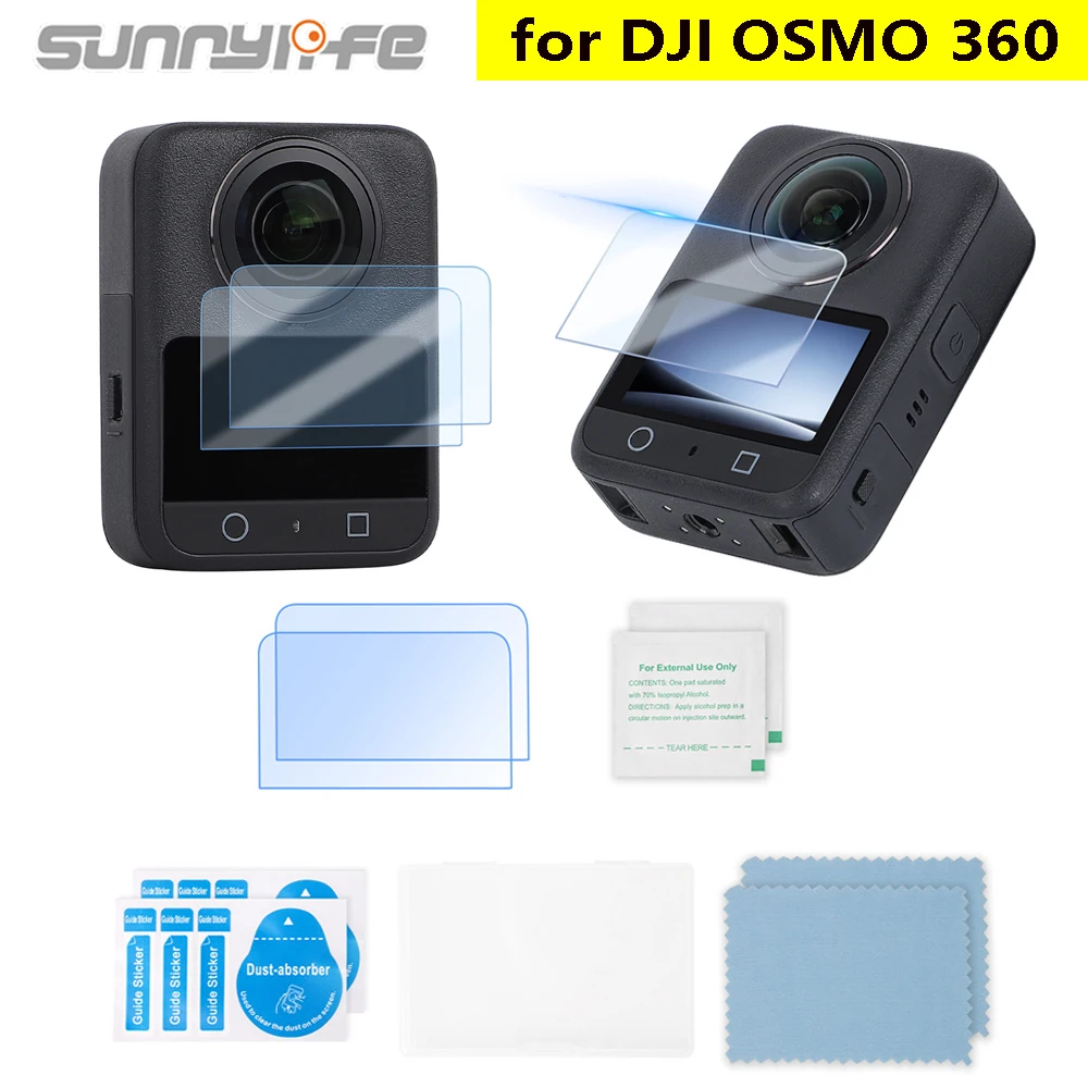 Sunnylife Tempered Glass Screen Protector Film for DJI OSMO 360 Screen Protection Protective HD Film For DJI OSMO 360 Camera
Sunnylife Tempered Glass Screen Protector Film for DJI OSMO 360 Screen Protection Protective HD Film For DJI OSMO 360 Camera