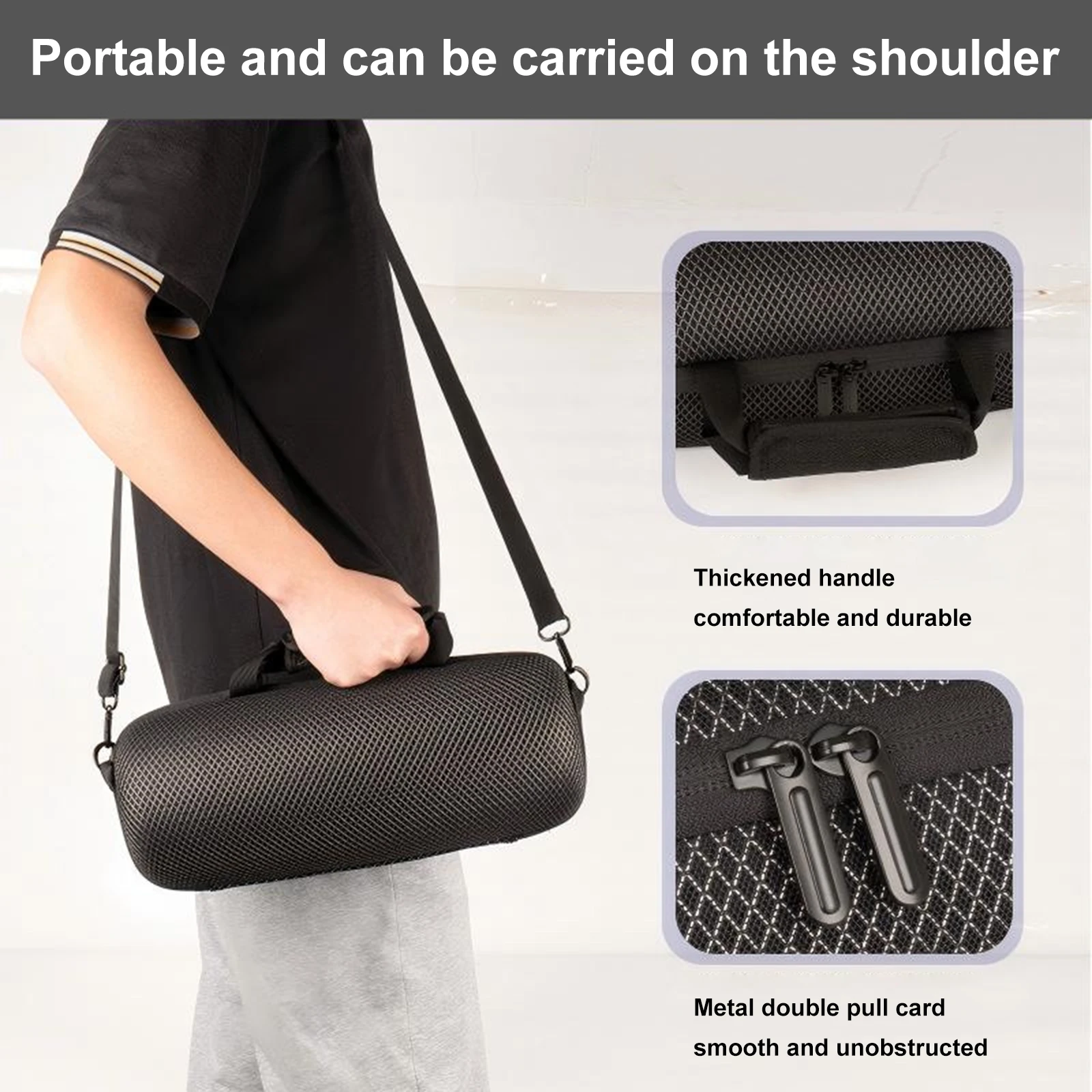 Carrying Hard Case with Shoulder & Hand Strap Hard Travel Carrying Case with Zipper Closure for JBL XTREME5 Speaker
Carrying Hard Case with Shoulder & Hand Strap Hard Travel Carrying Case with Zipper Closure for JBL XTREME5 Speaker