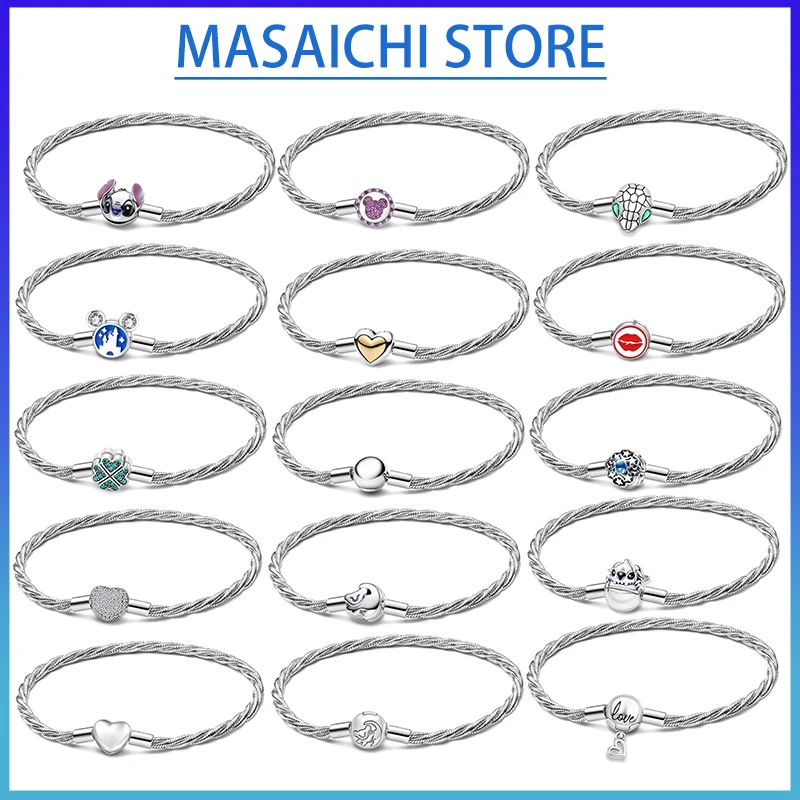 Hot Sale New Style 925 Thin Chain 16-21CM Classic Bracelet Suitable For 925 Sterling Silver Charm Keychain Holiday Accessories
Hot Sale New Style 925 Thin Chain 16-21CM Classic Bracelet Suitable For 925 Sterling Silver Charm Keychain Holiday Accessories