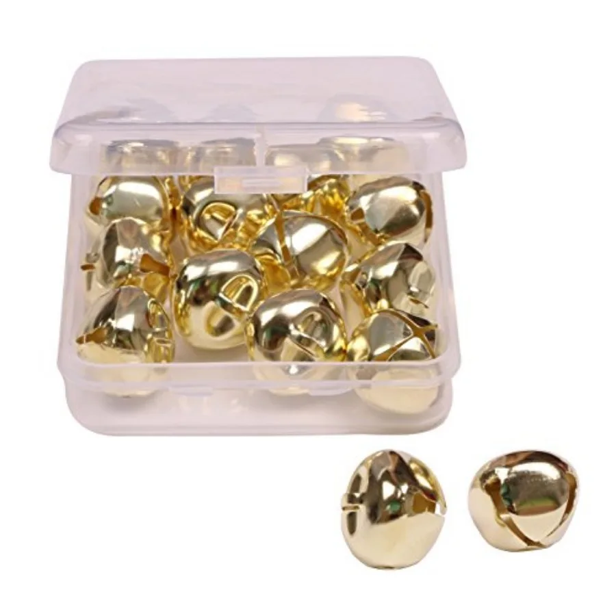 1 Inch/25mm Gold Metal Jumbo Christmas Jingle Bells for Wedding Xmas Tree Decoration Craft DIY Beads Jewelry Findings Charms Go
1 Inch/25mm Gold Metal Jumbo Christmas Jingle Bells for Wedding Xmas Tree Decoration Craft DIY Beads Jewelry Findings Charms Go