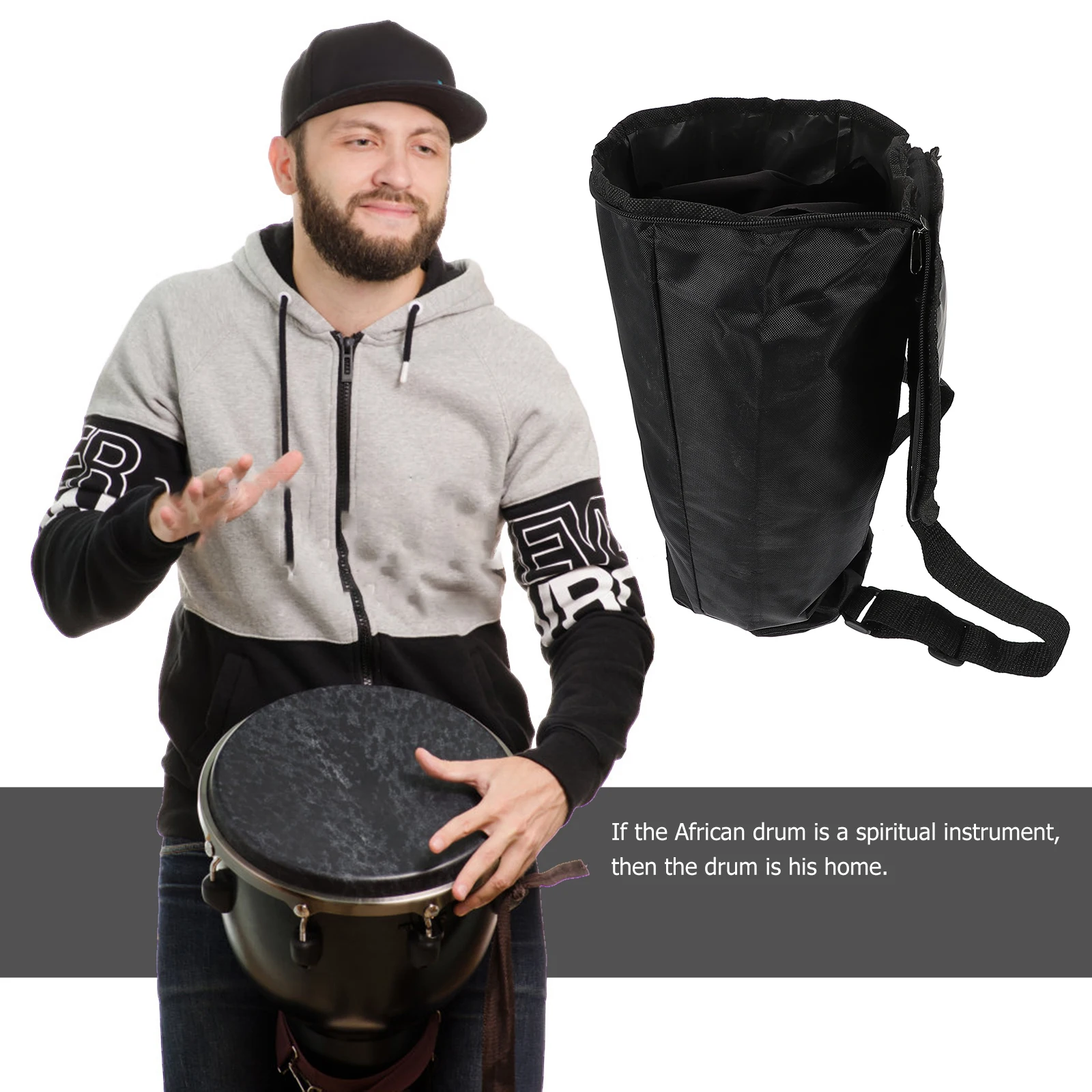 1pc African Drum Bag Oxford Cloth Waterproof Large Capacity Music Instrument Storage Portable Durable Backpack Drum Holder
1pc African Drum Bag Oxford Cloth Waterproof Large Capacity Music Instrument Storage Portable Durable Backpack Drum Holder