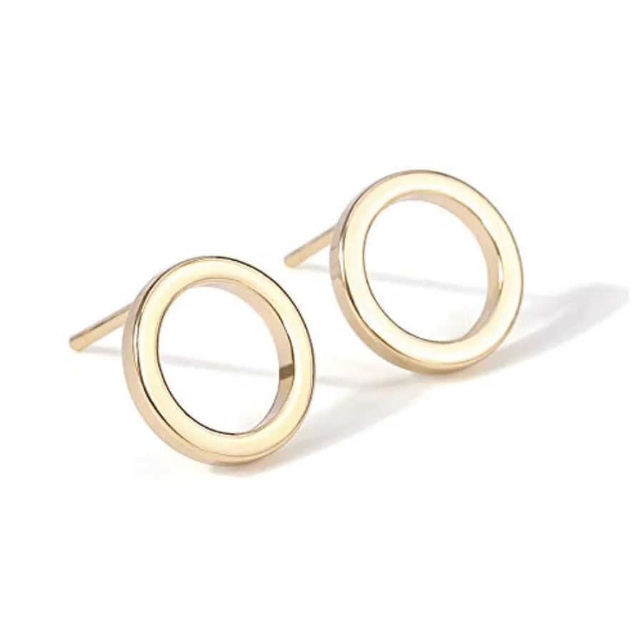 Circle Stud Earrings 10MM Small Round Hoop Post Stud for Women Minimalist Earring for Unisex
Circle Stud Earrings 10MM Small Round Hoop Post Stud for Women Minimalist Earring for Unisex