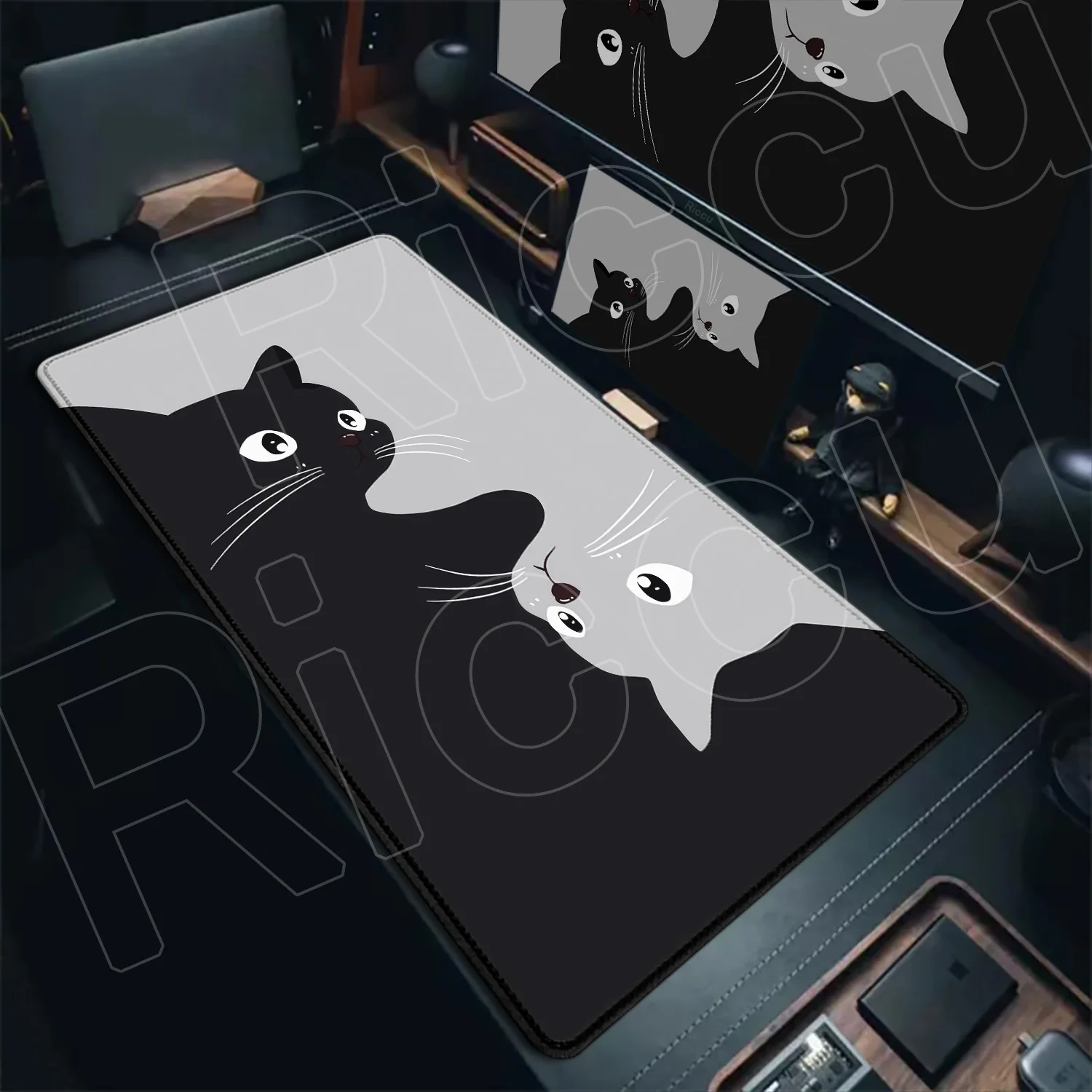 HD Black and White Cat art Cute Mouse Pad Large Desk Mat Laptop Office XXL Gamer Keyboard Gaming PC Accessories 400x900mm carpet
HD Black and White Cat art Cute Mouse Pad Large Desk Mat Laptop Office XXL Gamer Keyboard Gaming PC Accessories 400x900mm carpet