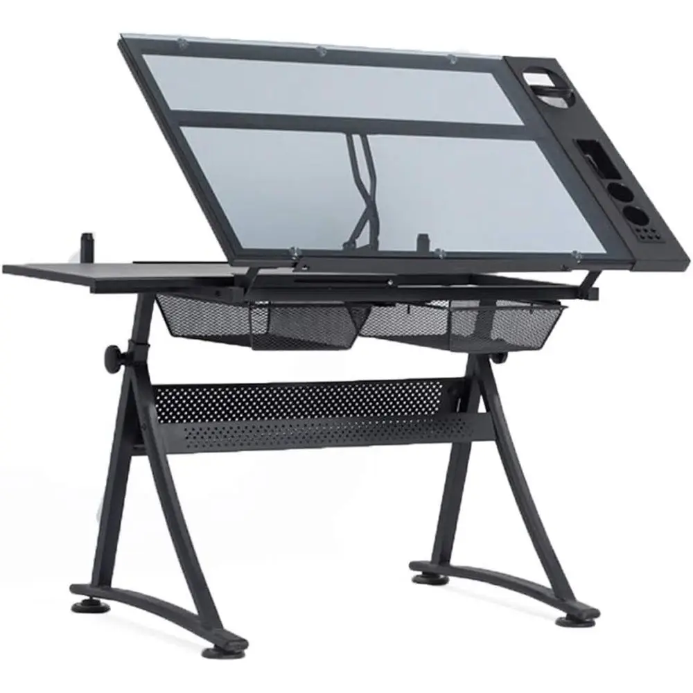 Artistic Tattoo Stencil Desk with Adjustable Glass Top for Precision Tracing and Workstation Setup
Artistic Tattoo Stencil Desk with Adjustable Glass Top for Precision Tracing and Workstation Setup