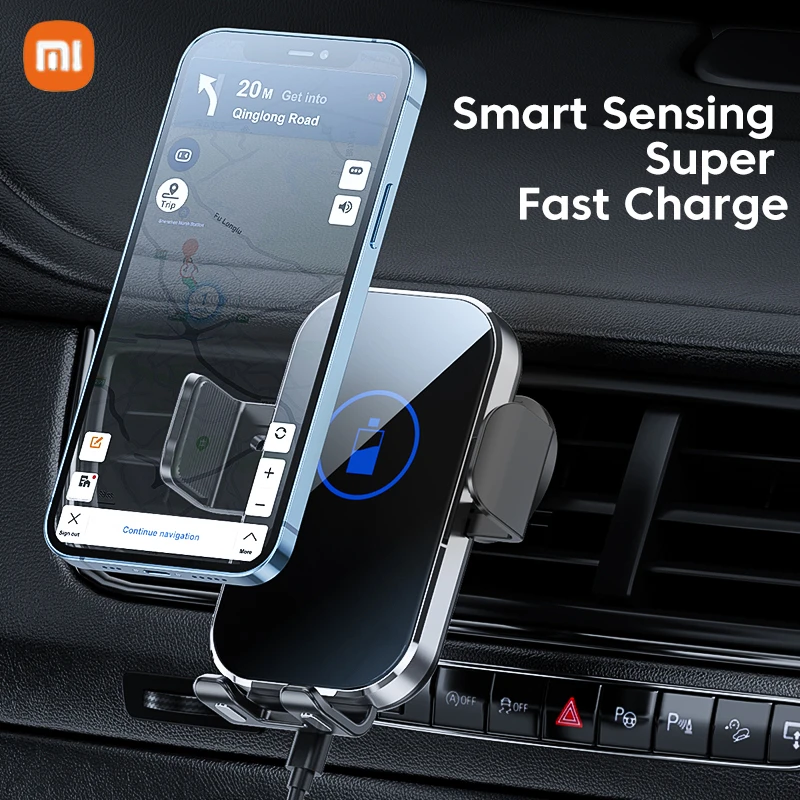 Xiaomi Universal Car Wireless Charger Auto Car Mount Phone Holder Stand For iPhone Samsung Intelligent Sensing 15W Fast Charging
Xiaomi Universal Car Wireless Charger Auto Car Mount Phone Holder Stand For iPhone Samsung Intelligent Sensing 15W Fast Charging