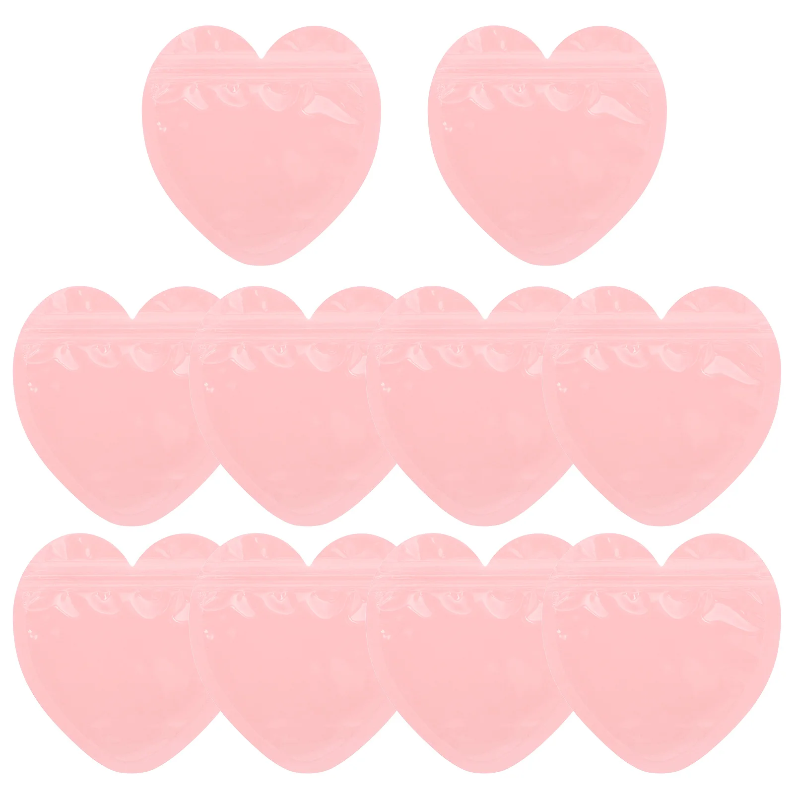 10 Pcs Heart Shaped Jewelry Bags Self Sealing Pink Packaging Transparent PVC Sample Bags for Bracelet Earring Travel
10 Pcs Heart Shaped Jewelry Bags Self Sealing Pink Packaging Transparent PVC Sample Bags for Bracelet Earring Travel