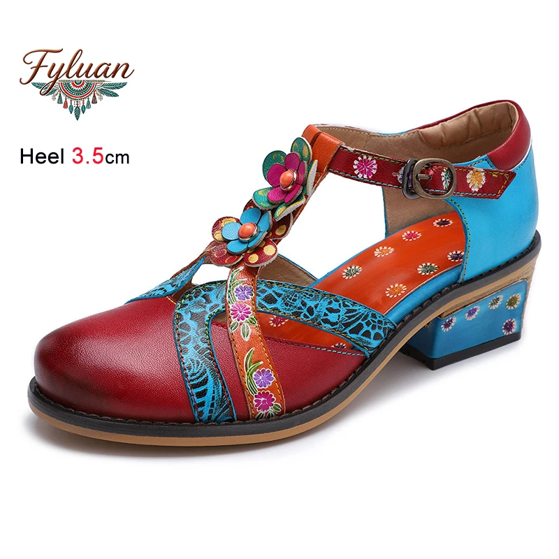 New Summer Retro Women's Sandals Chunky Low Heels 3.5cm Ankle Buckle Straps Ladies Pumps Three-dimensional Flower Bohemian Shoes
New Summer Retro Women's Sandals Chunky Low Heels 3.5cm Ankle Buckle Straps Ladies Pumps Three-dimensional Flower Bohemian Shoes