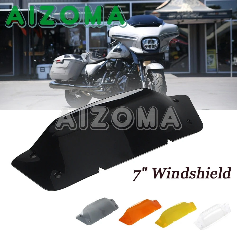 Motorcycle 7" Windscreen Windshield Wind Splitter Screen Shield Polycarbonate For Harley CVO Street Glide FLHXSE FLHX/I 23 24
Motorcycle 7" Windscreen Windshield Wind Splitter Screen Shield Polycarbonate For Harley CVO Street Glide FLHXSE FLHX/I 23 24