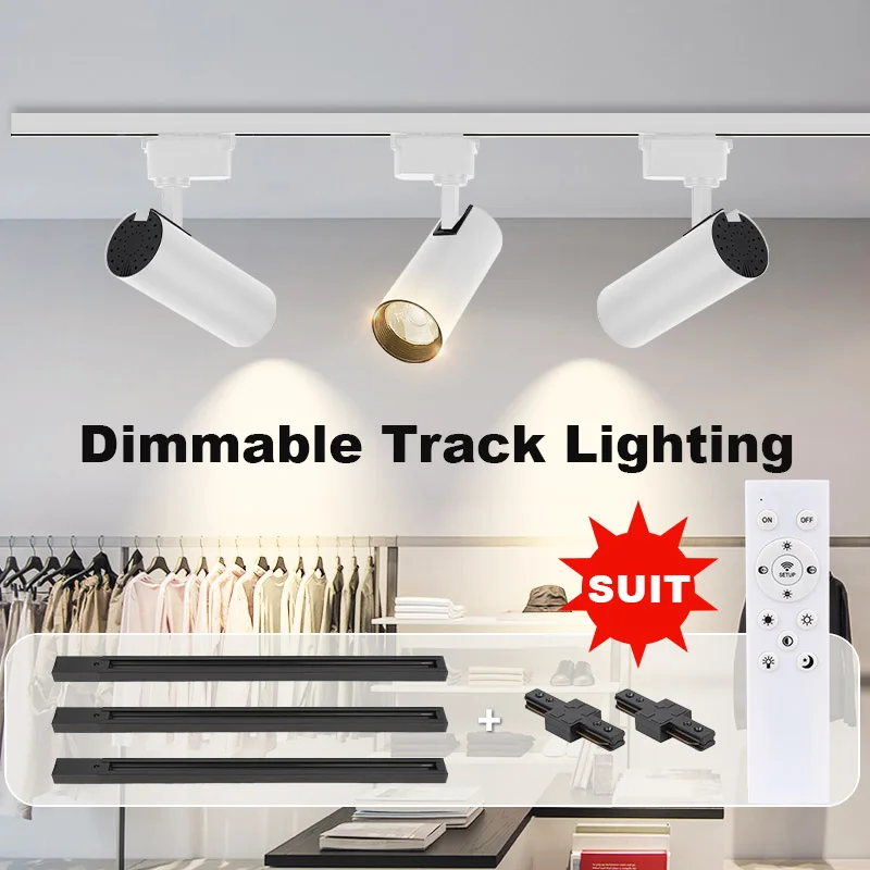 Dimmable Led Ceiling Spot Lamps 85-265V Brightness Led Track Light Spotlight for Indoor Kitchen Living Room Decor Rail Lighting
Dimmable Led Ceiling Spot Lamps 85-265V Brightness Led Track Light Spotlight for Indoor Kitchen Living Room Decor Rail Lighting