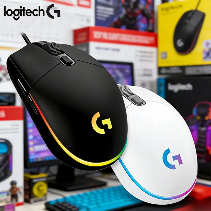 Мышь Logitech G203 для офиса и игр, перезаряжаемая, с быстрой зарядкой, длительным временем автономной работы, эргономичным дизайном и RGB-подсветкой
Мышь Logitech G203 для офиса и игр, перезаряжаемая, с быстрой зарядкой, длительным временем автономной работы, эргономичным дизайном и RGB-подсветкой
