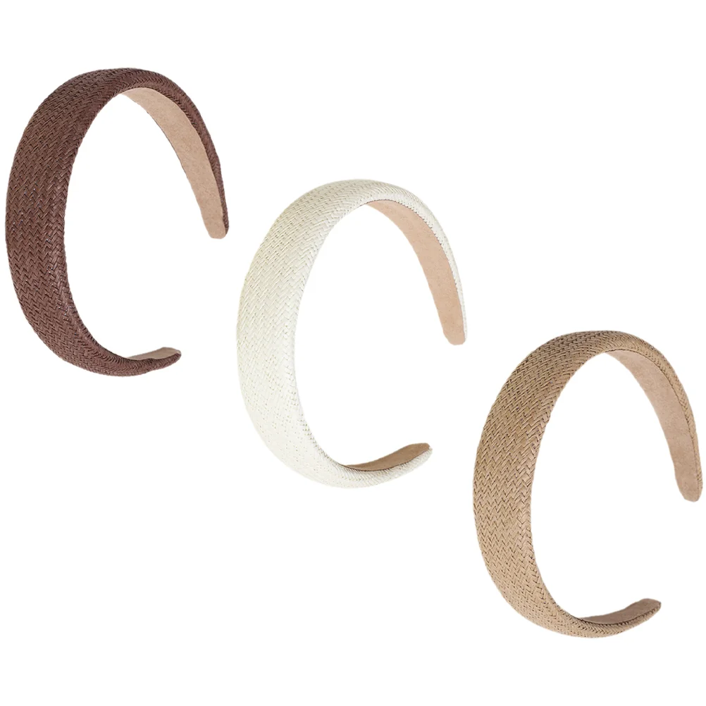 3 Pcs Braided Headband Hair Ornament Woven Clasps Accessories for Girls Wide Headbands Style Hairband Make up
3 Pcs Braided Headband Hair Ornament Woven Clasps Accessories for Girls Wide Headbands Style Hairband Make up