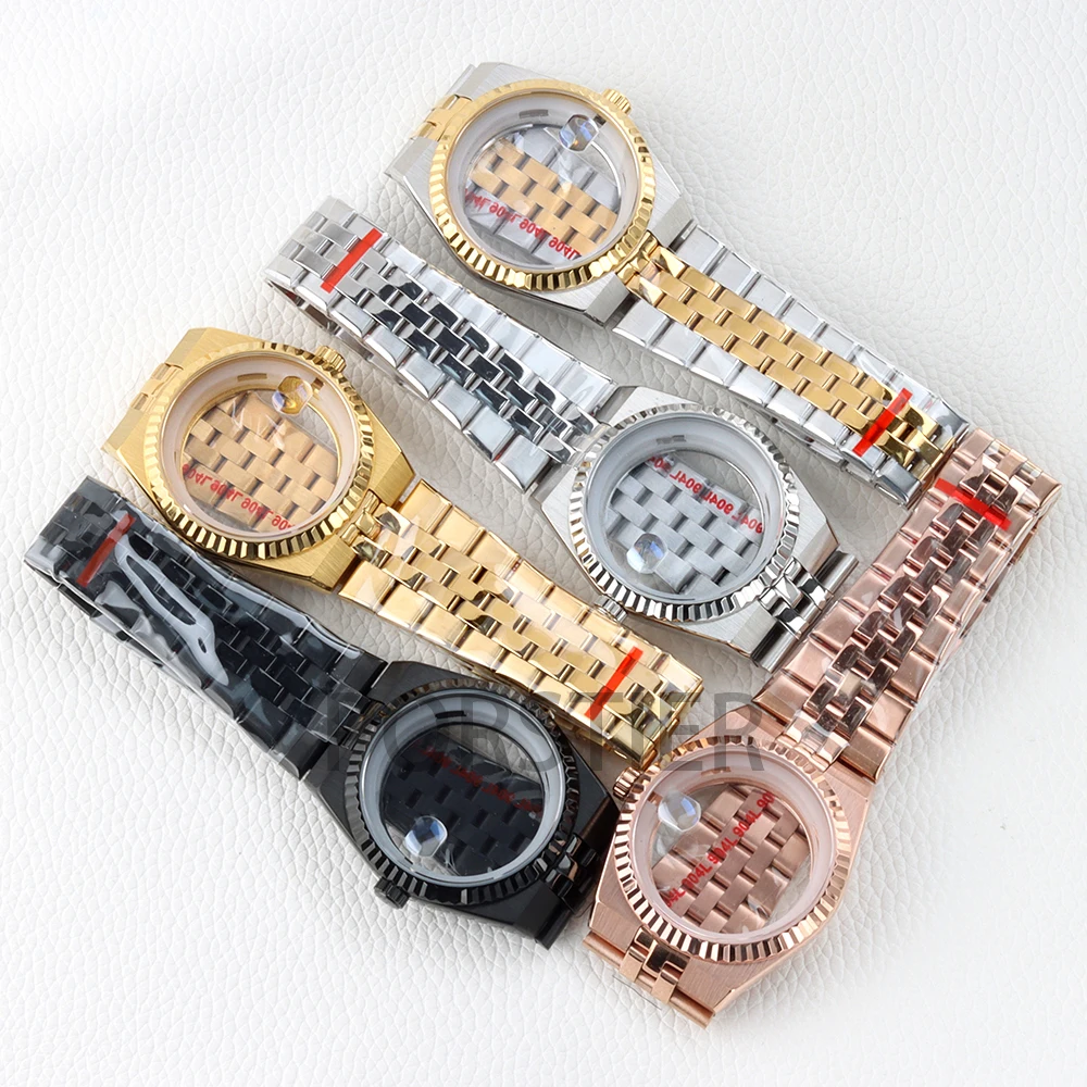 NH35 Watch Case 39.5mm Sapphire Glass for Land-Dweller NH35 NH36 Movement 33.8mm Dial Solid 316L Stainless Steel Watchband
NH35 Watch Case 39.5mm Sapphire Glass for Land-Dweller NH35 NH36 Movement 33.8mm Dial Solid 316L Stainless Steel Watchband