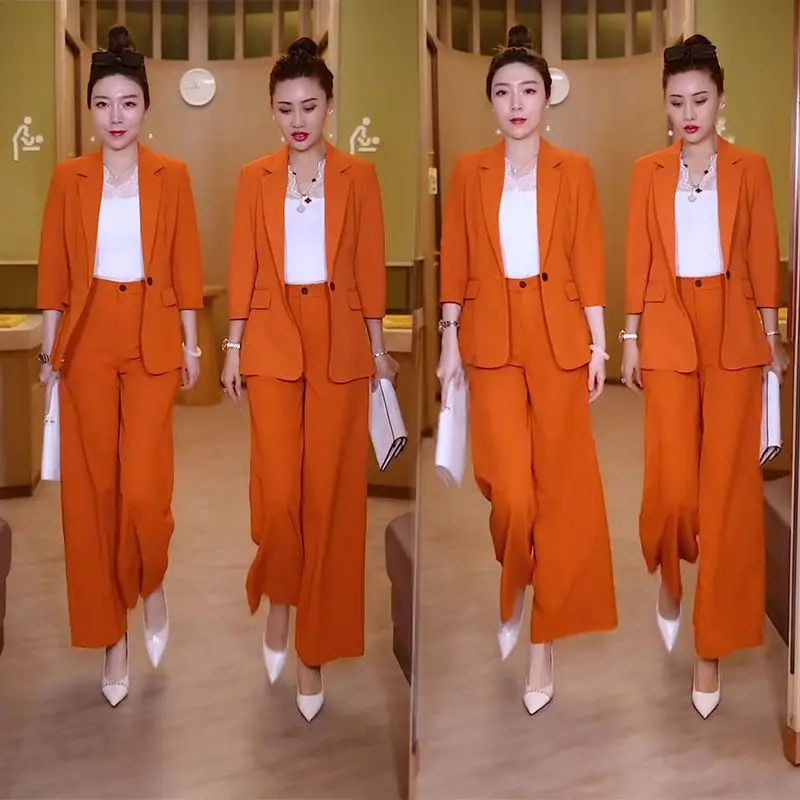 Insozkdg 2PCS Long Sleeve Blazer Suits Fashion Spring Office Trousers Suits Solid Tracksuit 2024 Elegant Women Work Pants Sets
Insozkdg 2PCS Long Sleeve Blazer Suits Fashion Spring Office Trousers Suits Solid Tracksuit 2024 Elegant Women Work Pants Sets