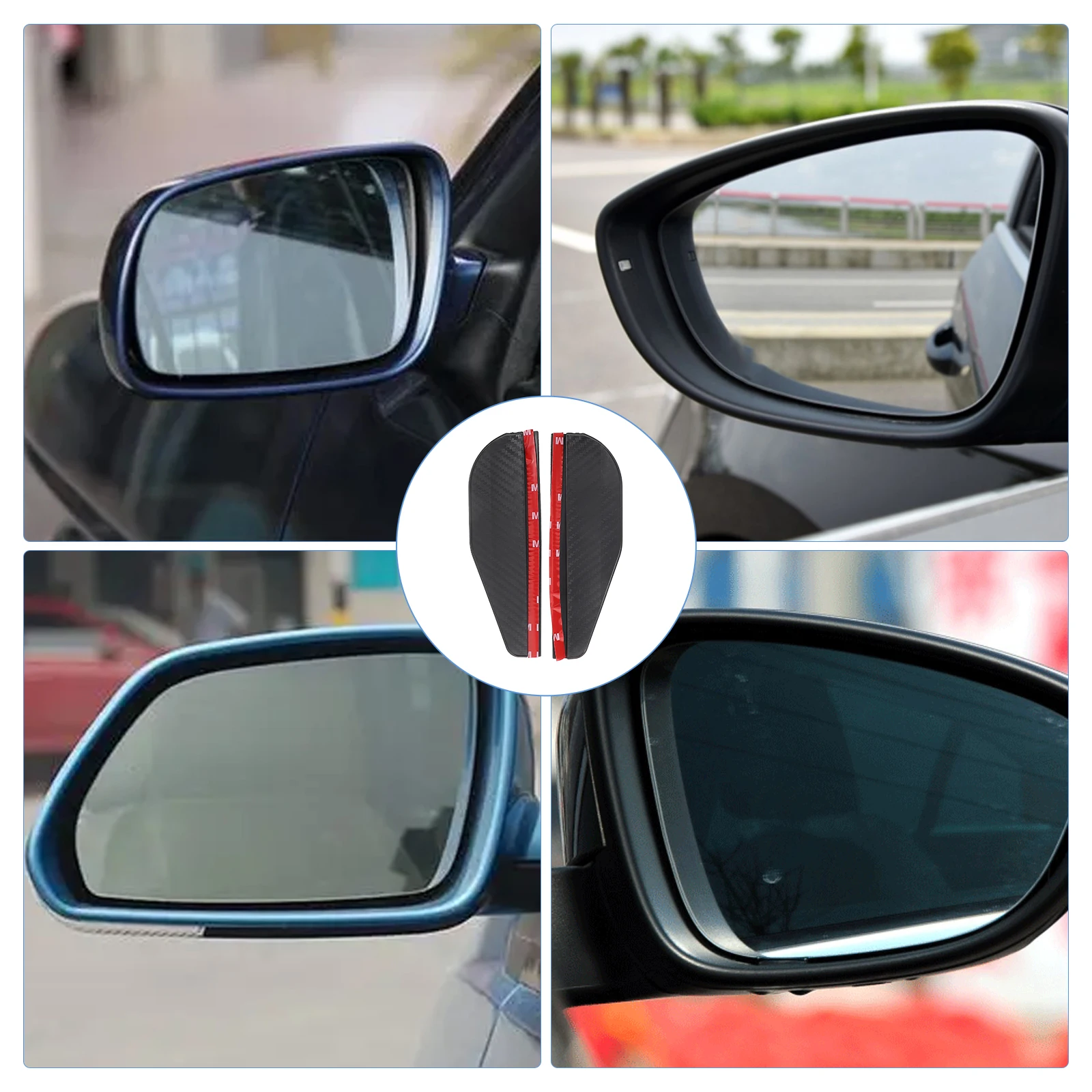 4pcs Rainbow Waterproof Car Side Mirror Rain Shield Durable Adhesive Rearview Mirror Rainproof Protector Guard Easy for Left
4pcs Rainbow Waterproof Car Side Mirror Rain Shield Durable Adhesive Rearview Mirror Rainproof Protector Guard Easy for Left