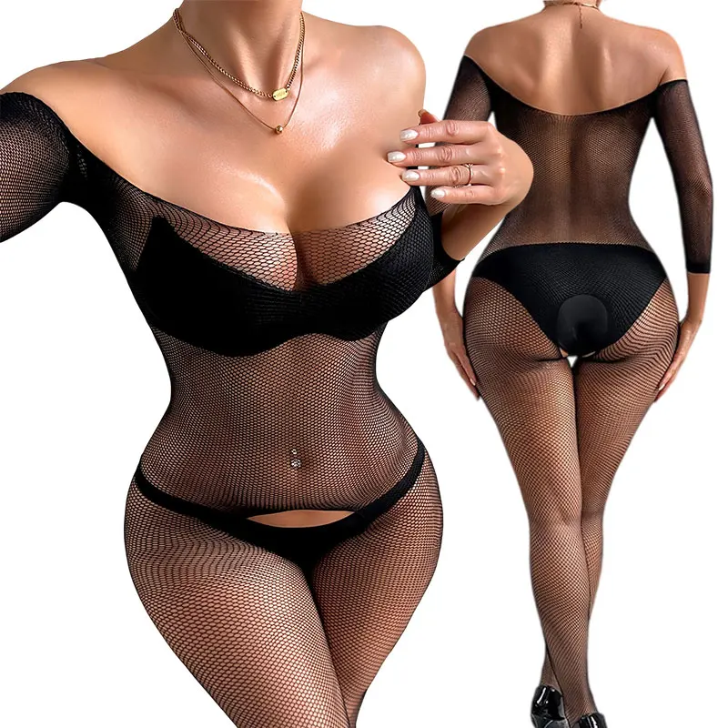 Fishnet One-piece Costume Sexy Women's Bandage Pajamas Hot Crotchless Curvy Body Stockings See-through Erotic Home Wear lingerie
Fishnet One-piece Costume Sexy Women's Bandage Pajamas Hot Crotchless Curvy Body Stockings See-through Erotic Home Wear lingerie