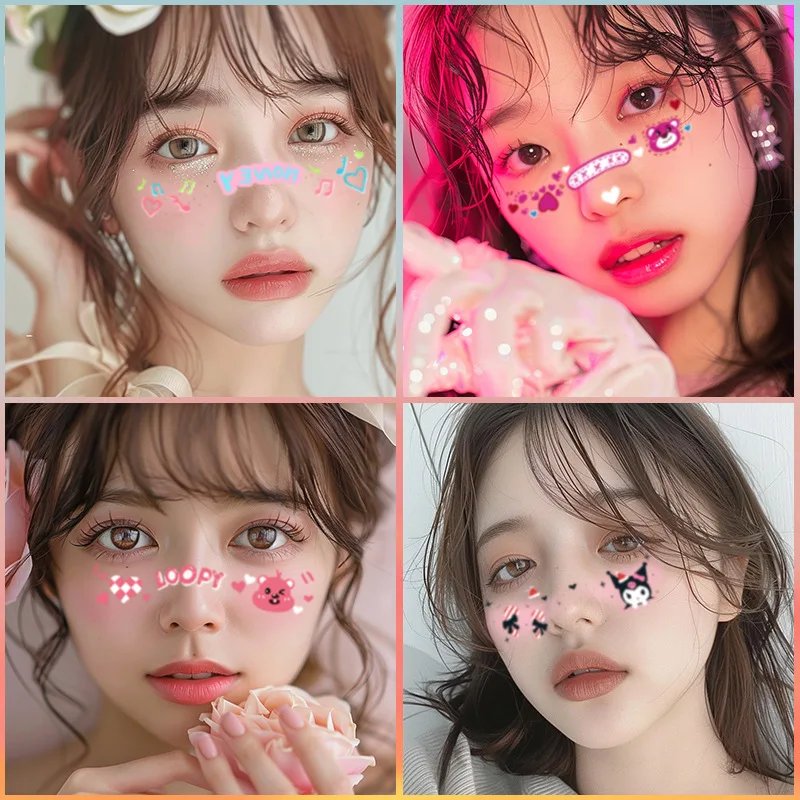 Girls Cute Heart Blush Face Stickers New Year Cross Year Creative Makeup Temporary Tattoo Party Decor
Girls Cute Heart Blush Face Stickers New Year Cross Year Creative Makeup Temporary Tattoo Party Decor