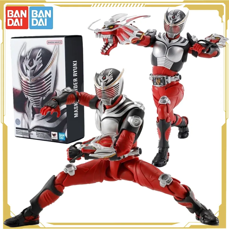 Bandai Original S.H.Figuarts Kamen Rider Anime Figure True Bone Carving RYUKI Action Figure Toys for Boys Girls Kids Gift Model
Bandai Original S.H.Figuarts Kamen Rider Anime Figure True Bone Carving RYUKI Action Figure Toys for Boys Girls Kids Gift Model