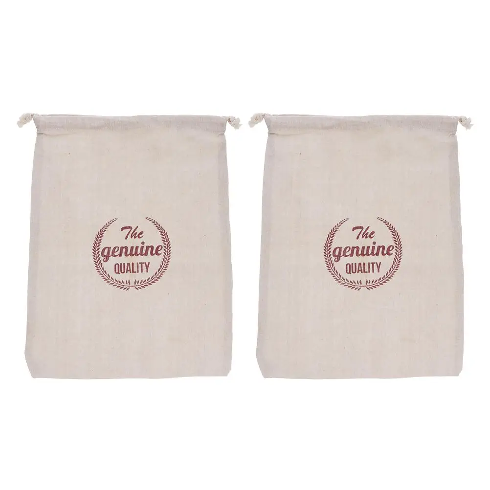 Reusable Cotton Bread Bags Drawstring Linen Food Containers 2 Pcs Storage Toaster Packaging Wrapping Bags Dessert Plates
Reusable Cotton Bread Bags Drawstring Linen Food Containers 2 Pcs Storage Toaster Packaging Wrapping Bags Dessert Plates