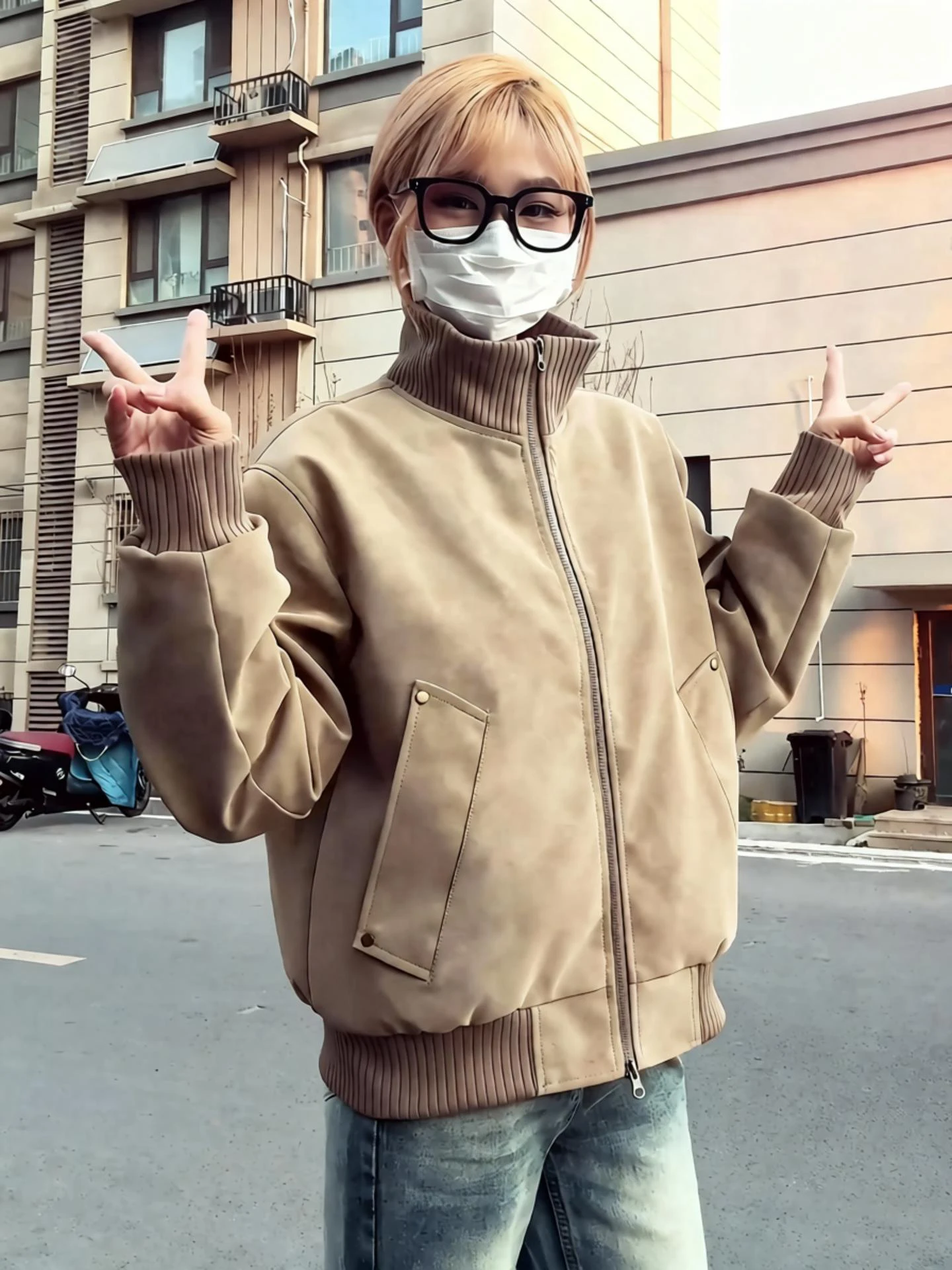 i Color Fce Lined Thi PU Leather Cotton Jaet Men's ort Sle Pilot Coat Autumn Winter Outerwear Casual Faion
i Color Fce Lined Thi PU Leather Cotton Jaet Men's ort Sle Pilot Coat Autumn Winter Outerwear Casual Faion