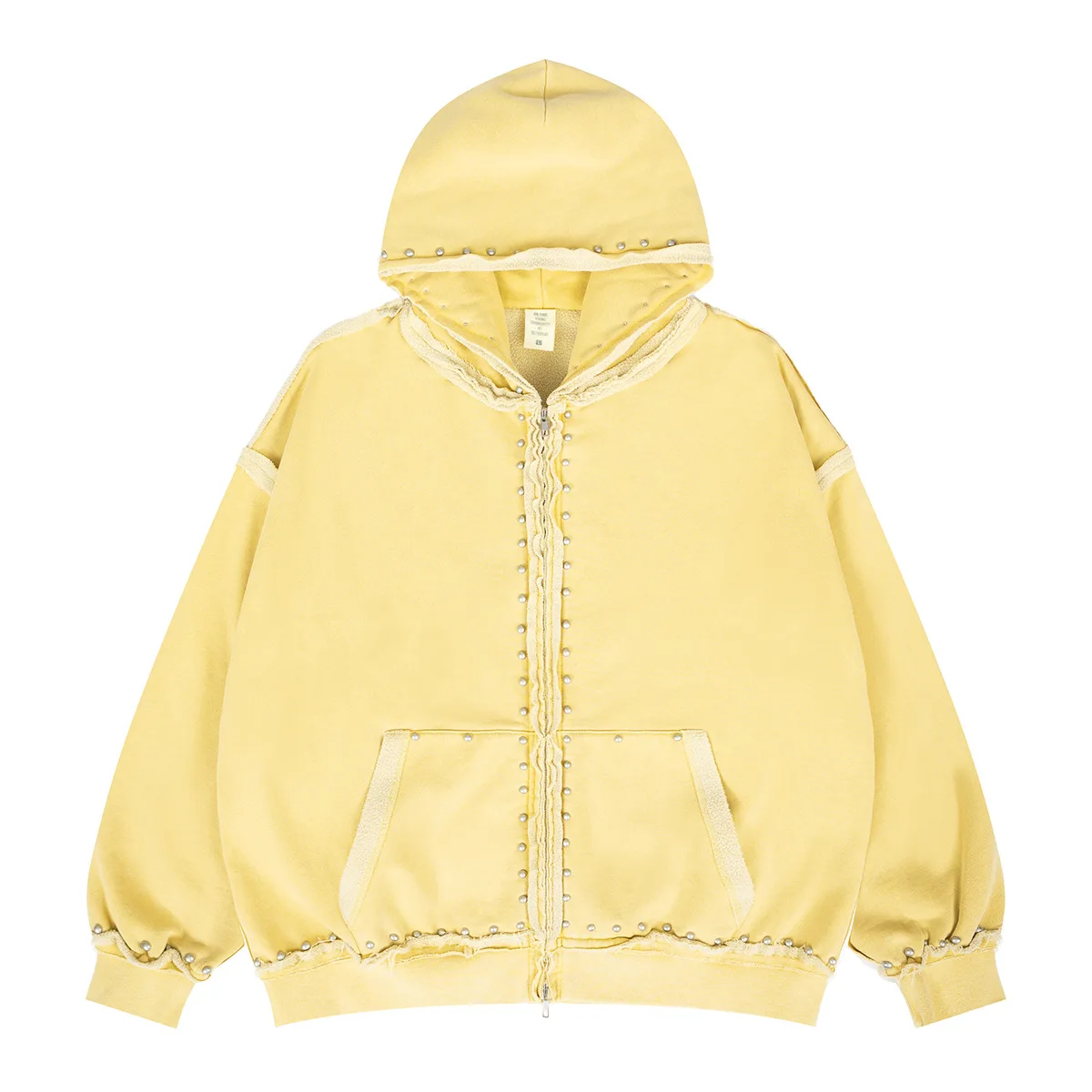 Осень и зима 2025, новое украшение с заклепками, антиавтомобильный процесс, однотонный кардиган, флисовая толстовка с капюшоном
Осень и зима 2025, новое украшение с заклепками, антиавтомобильный процесс, однотонный кардиган, флисовая толстовка с капюшоном