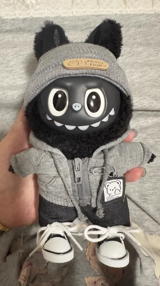 Only Clothes Are Suitable For 15/17 Cm Vinyl Doll Gray Sweatshirt Hat Set Trendy Dolls Clothes Peripheral Cute Accessories Gift
Only Clothes Are Suitable For 15/17 Cm Vinyl Doll Gray Sweatshirt Hat Set Trendy Dolls Clothes Peripheral Cute Accessories Gift