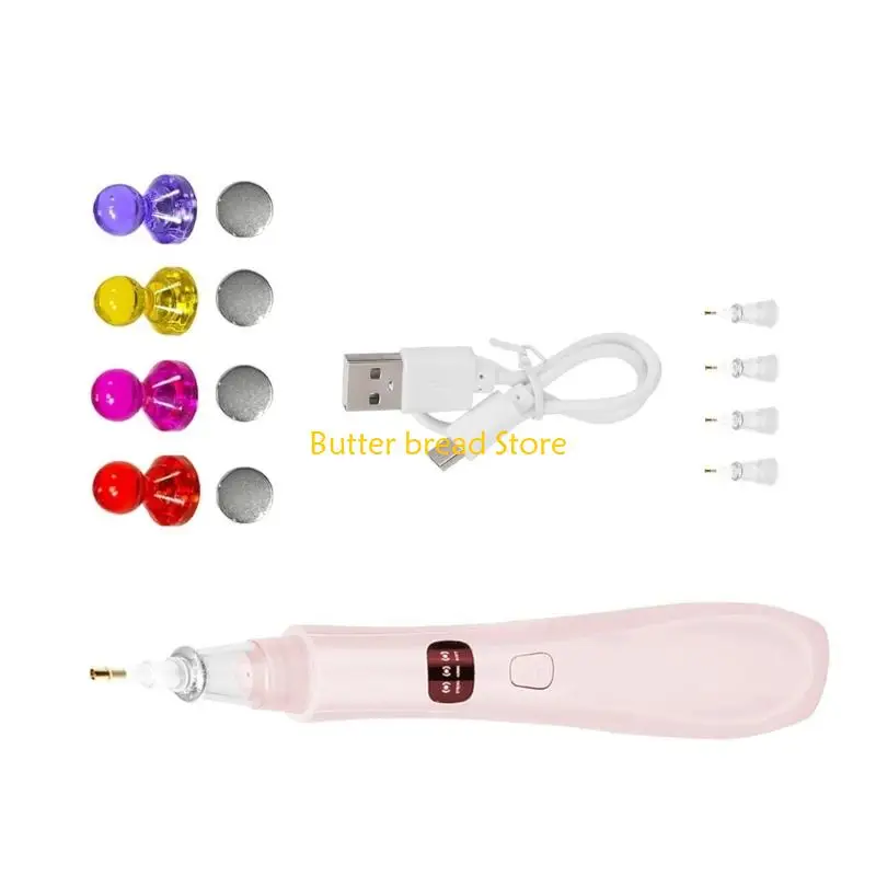 W89C Diamonds Art Accessory Set Electric Diamonds Art Pen Tool Kits with Bases and Replaceable Heads 3 Suction Modes
W89C Diamonds Art Accessory Set Electric Diamonds Art Pen Tool Kits with Bases and Replaceable Heads 3 Suction Modes