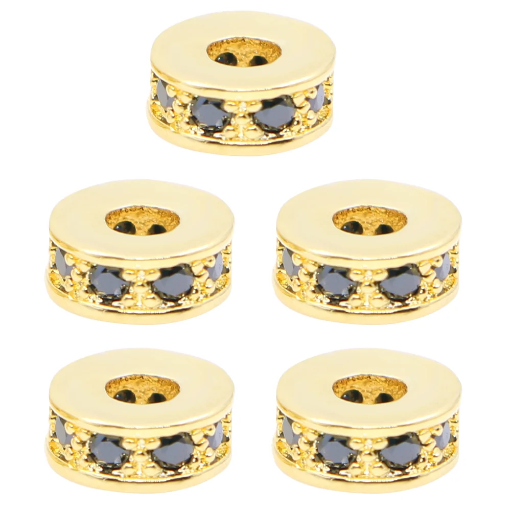 5 PCS Spacer Bead Jewelry Zircon Pendant Making Kit for Necklace Bracelet Earring Craft Fashion Accessories
5 PCS Spacer Bead Jewelry Zircon Pendant Making Kit for Necklace Bracelet Earring Craft Fashion Accessories