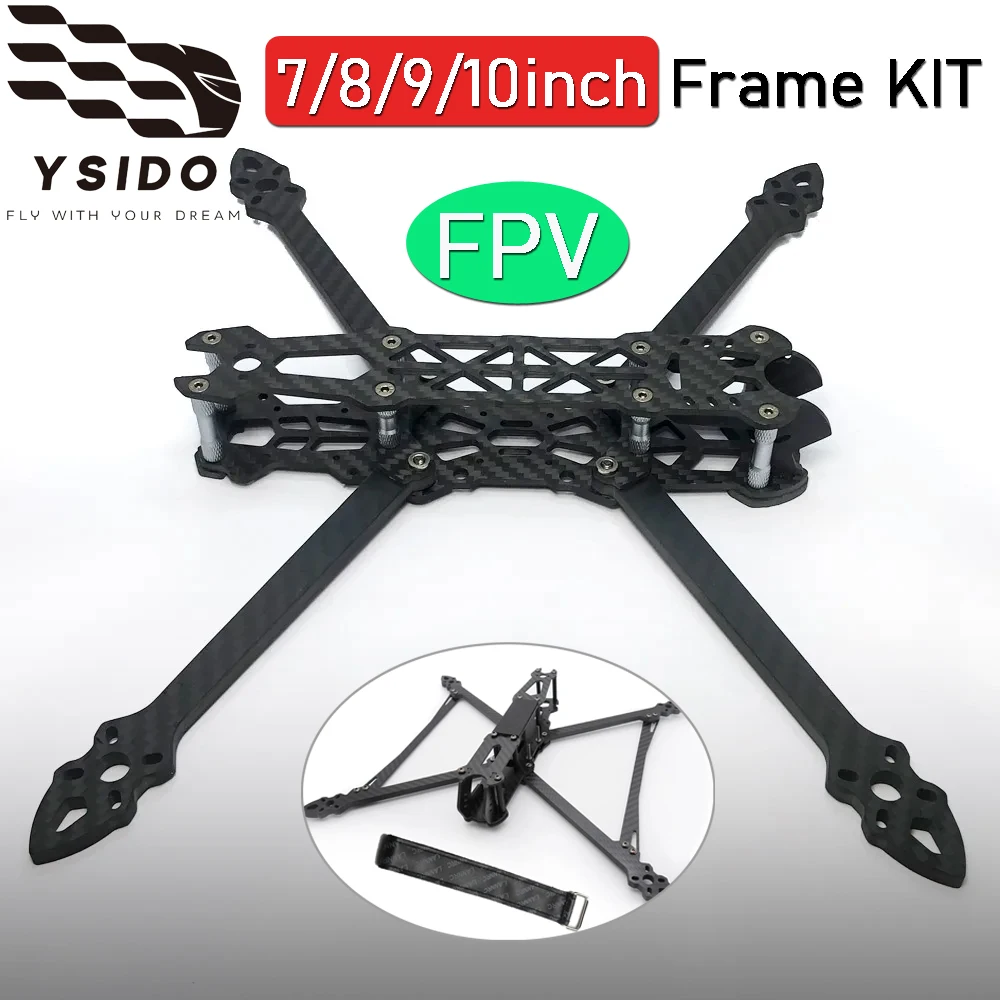 Mark4 V2 7/8/9/10inch Carbon Fiber Frame KIT 295/367/387/427mm Wheelbase For RC FPV Freestyle LongRange Racing Drone Quadcopter
Mark4 V2 7/8/9/10inch Carbon Fiber Frame KIT 295/367/387/427mm Wheelbase For RC FPV Freestyle LongRange Racing Drone Quadcopter