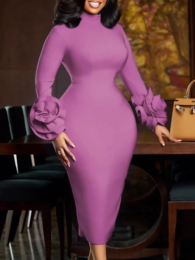 Autumn Winter Africa Clothing Long Sleeve Dress African Dresses For Women Sexy O-Neck Perspective Slim Office Lady Party Dress
Autumn Winter Africa Clothing Long Sleeve Dress African Dresses For Women Sexy O-Neck Perspective Slim Office Lady Party Dress