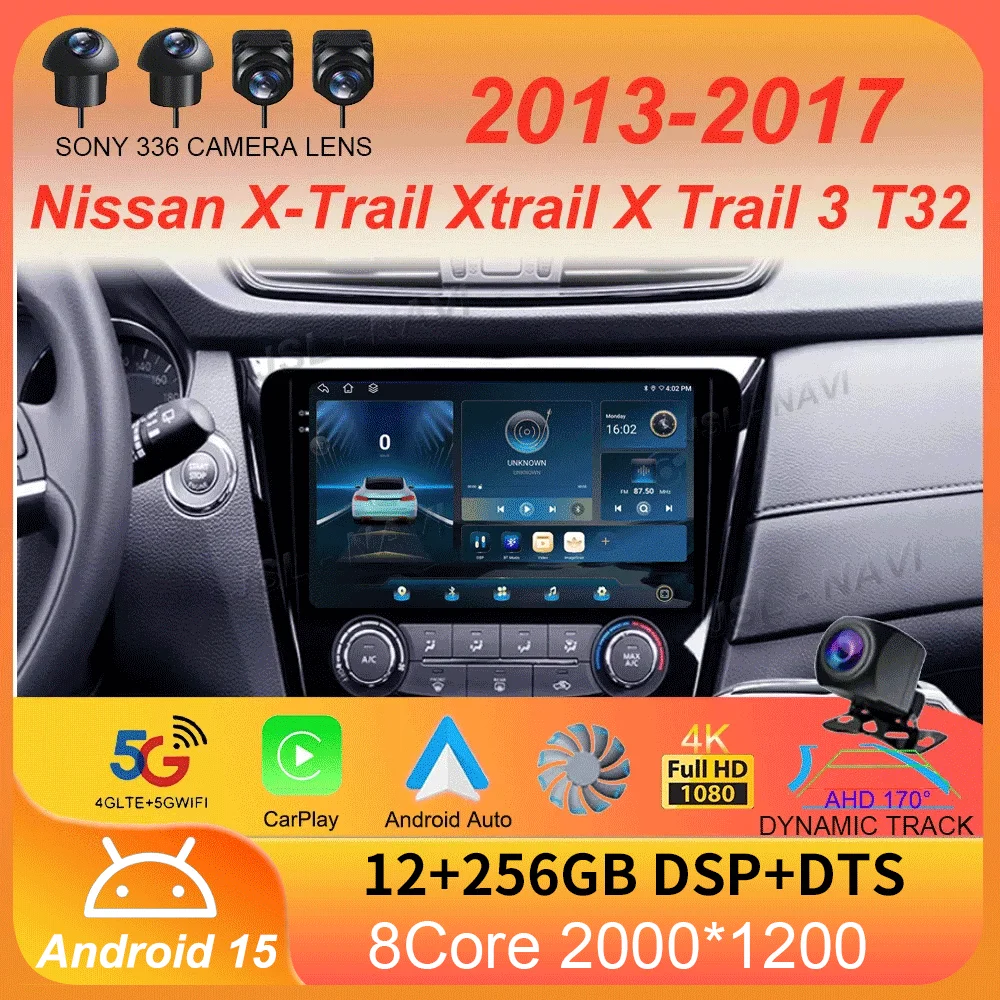 For Nissan X-Trail Xtrail X Trail 3 T32 2013 2014 2015 2016 2017 Car Radio Android 15 Navigation GPS Multimedia Player BT Stereo
For Nissan X-Trail Xtrail X Trail 3 T32 2013 2014 2015 2016 2017 Car Radio Android 15 Navigation GPS Multimedia Player BT Stereo