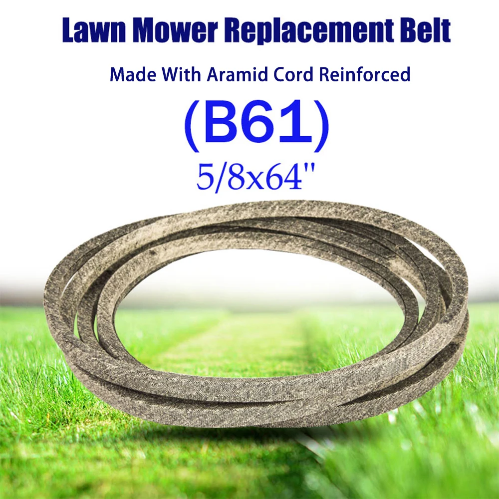 V-BELT FOR John Deere Wright 648R 652B 652R 661R Stander XSport TCU34214 71460064(5/8"x64")(B61)made with Aramid Cord Reinforced
V-BELT FOR John Deere Wright 648R 652B 652R 661R Stander XSport TCU34214 71460064(5/8"x64")(B61)made with Aramid Cord Reinforced