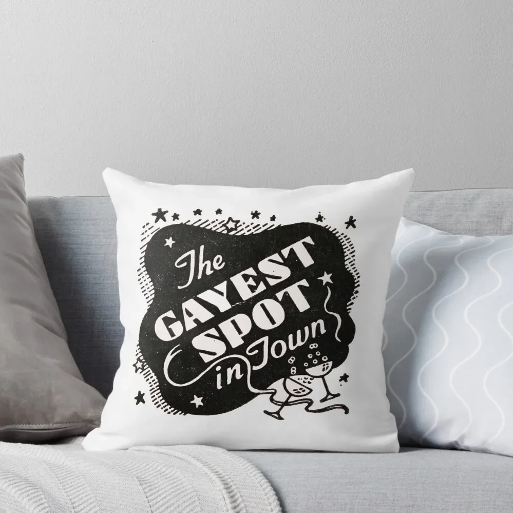 The Gayest Spot In Town Throw Pillow Christmas Pillow Cases pillows decor home Pillow
The Gayest Spot In Town Throw Pillow Christmas Pillow Cases pillows decor home Pillow